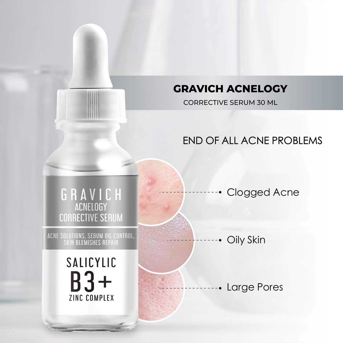 Gravich Anti-Acne Niacinamide Zinc Serum